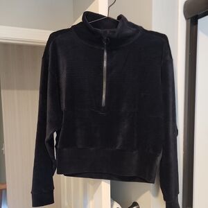Prana Black Half-Zip Pullover